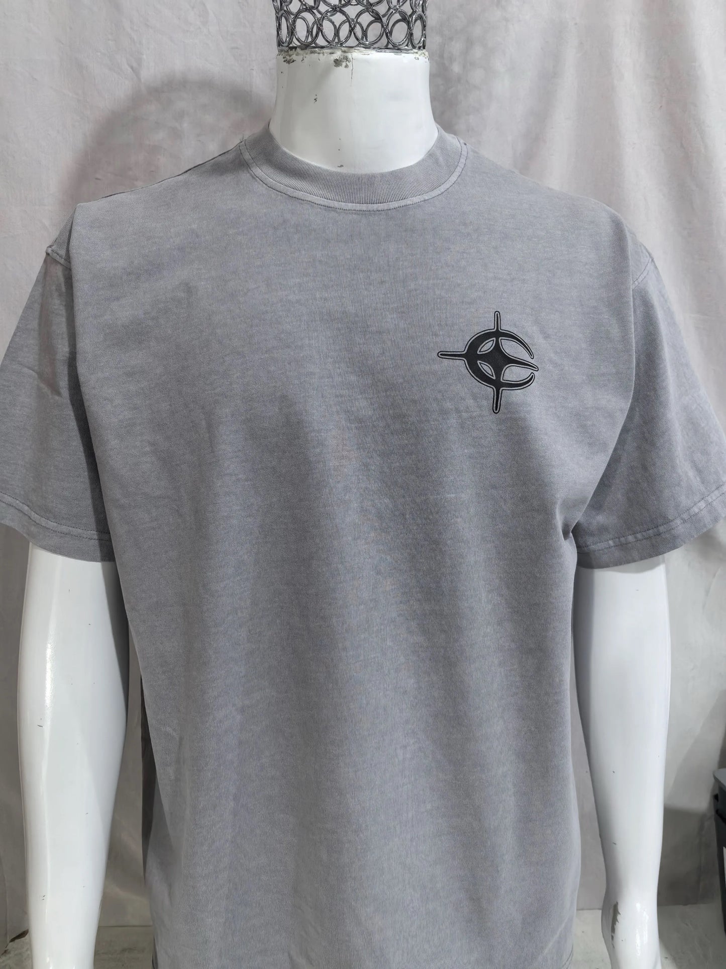 ‘Silver Mist’ Acid Wash Tee