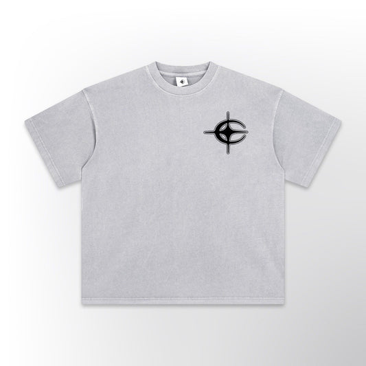 ‘Silver Mist’ Acid Wash Tee