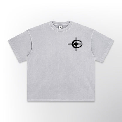 ‘Silver Mist’ Acid Wash Tee