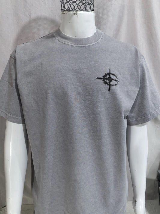 ‘Silver Mist’ Acid Wash Tee